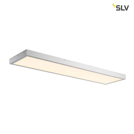 LED Panel 120x30cm 3000K Silver Grey in modern design, ideal for general lighting