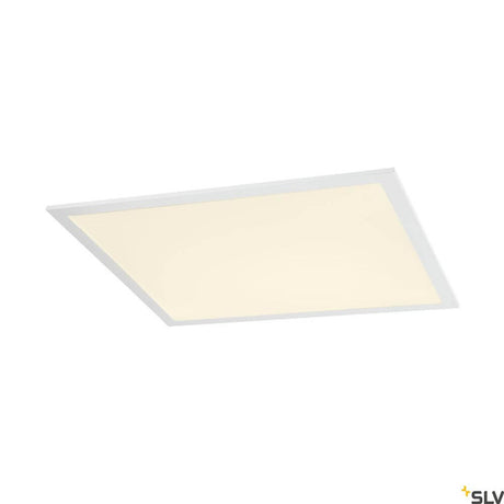 LED Panel 620 Deckenleuchte Weiß 3000K in quadratischem Design mit sanftem Licht.