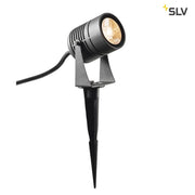 LED Spike LED Erdspießleuchte Anthrazit IP55, warmweiße 6W Außenleuchte mit Erdspieß