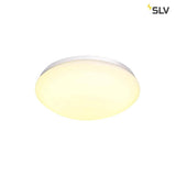 Lipsy 30 Dome LED Aufbauleuchte weiß, IP44, für blendfreies, homogene Beleuchtung in Innen- und Außenbereichen.