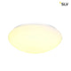 Lipsy 40 Dome LED Außen-Aufbauleuchte Weiß IP44 mit homogenen Lichtverteilung in modernem Design.
