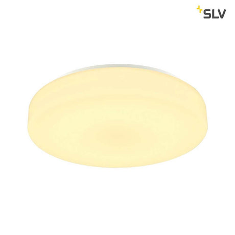 Lipsy 40 Drum Lámpara LED de superficie para exterior blanca IP44