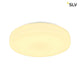 Lipsy 40 Drum LED Außen-Aufbauleuchte Weiß IP44 mit sanftem Licht und modernem Design.