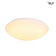 Lipsy 50 Dome LED Außen-Aufbauleuchte Weiß IP44 mit breiter Abstrahlcharakteristik und zeitlosem Design.