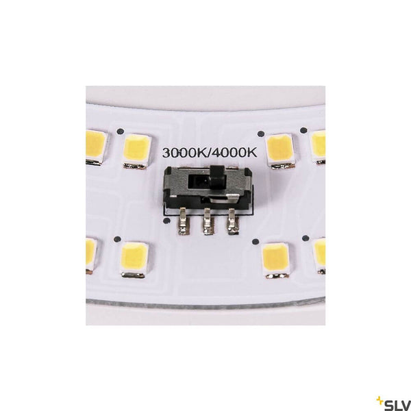 Lipsy 50 Drum LED Deckenlampe Dali Weiß 3000-4000K mit 3000K/4000K LED-Modul und Schalter