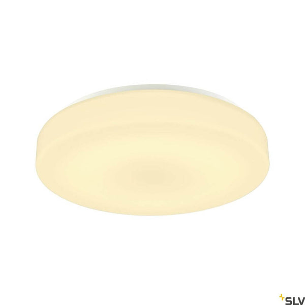 Lipsy 50 Drum LED Deckenlampe Dali Weiß 3000-4000K, zylindrische SLV Deckenleuchte mit homogener Lichtverteilung