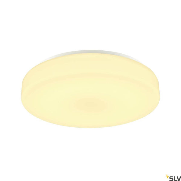 Lipsy 50 Drum LED Deckenlampe Dali Weiß 3000-4000K, runde SLV Deckenleuchte mit homogener Lichtverteilung