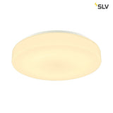 Lipsy 50 Drum LED Außen-Aufbauleuchte Weiß IP44