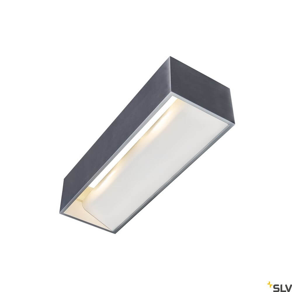 Log in L lampada a parete Alluminio triac, bianco 3000