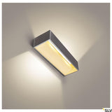 Log in L lampada a parete Alluminio triac, bianco 3000