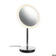 Maganda LED Tisch Schminkspiegel in Chrom mit CCT und 3-fach Vergrößerung für ideales Make-up.