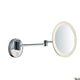 Maganda LED Badlampe mit Schminkspiegel in Chrom, 3-fach Vergrößerung und CCT Wechsel.