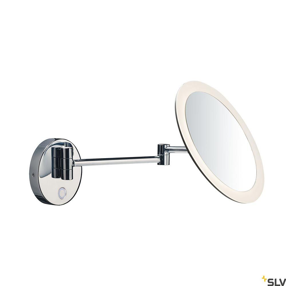 Maganda LED Badlampe mit Schminkspiegel Chrom CCT  SLV   