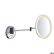 Maganda LED Badlampe mit Schminkspiegel in Chrom, Wandleuchte mit 3-fach Vergrößerung und CCT Funktion.