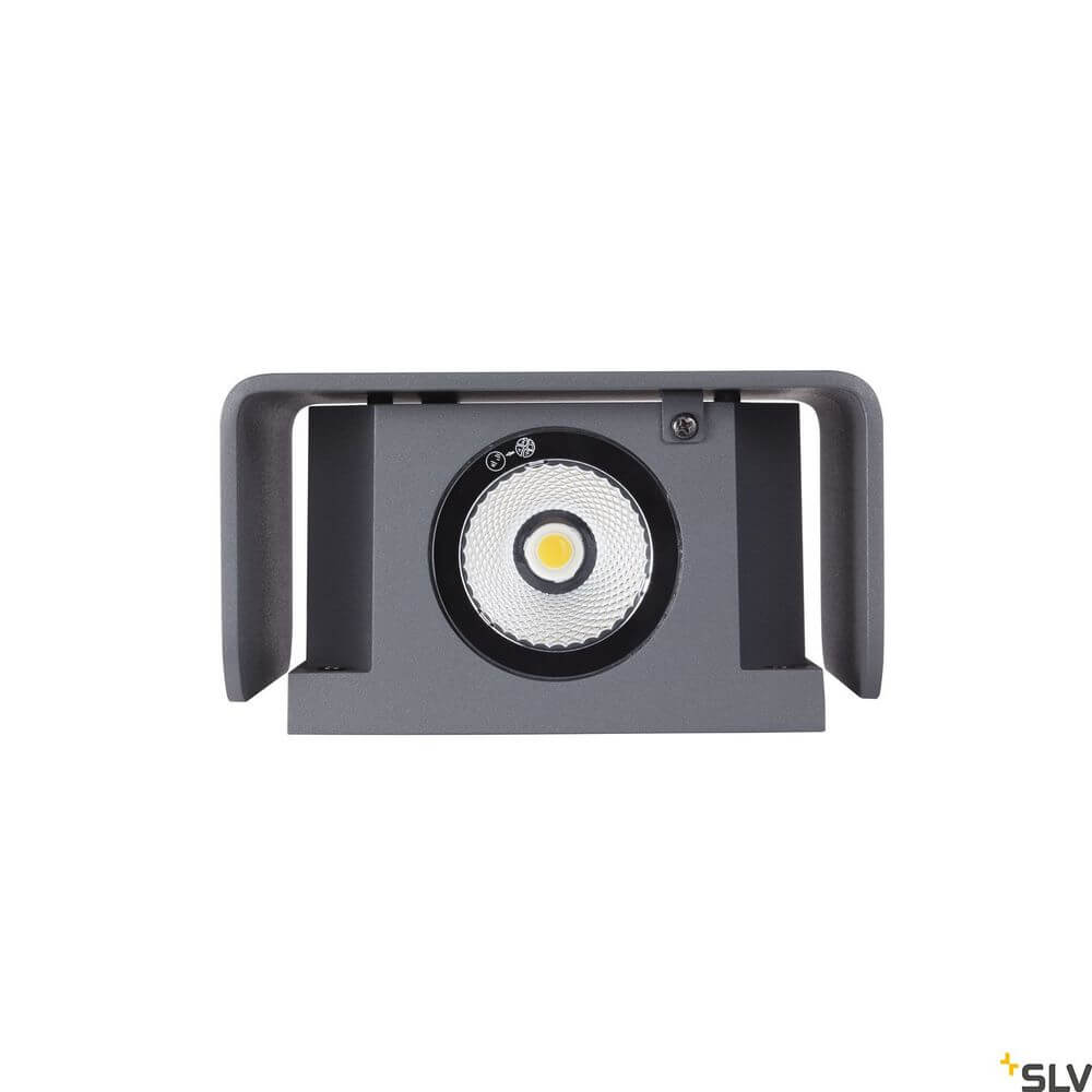 Mana Out LED Wandlampe 3000K IP65 Anthrazit - elegante Aluminium Wandleuchte mit warmweißen LEDs.