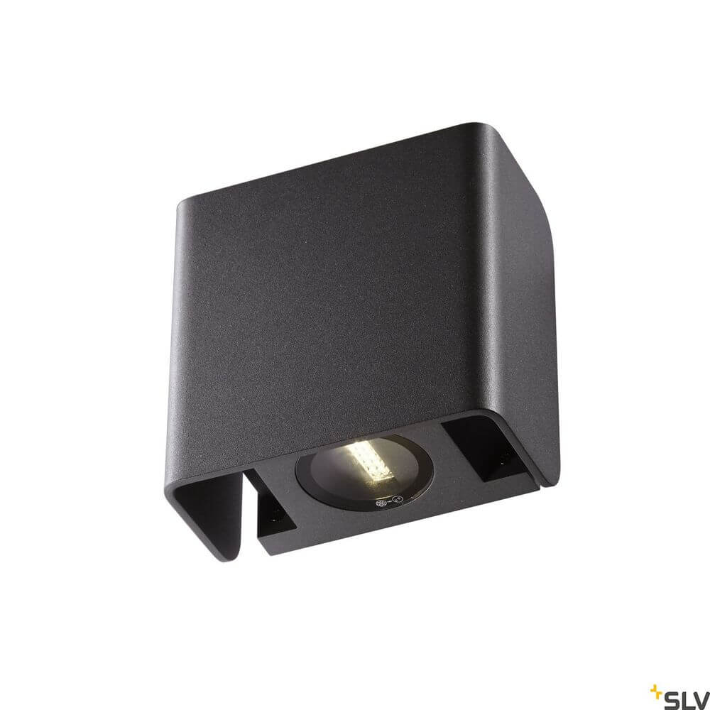 Mana Out LED Wandlampe 3000K IP65 Anthrazit – elegante Aluminium Wandleuchte mit warmweißen LEDs.