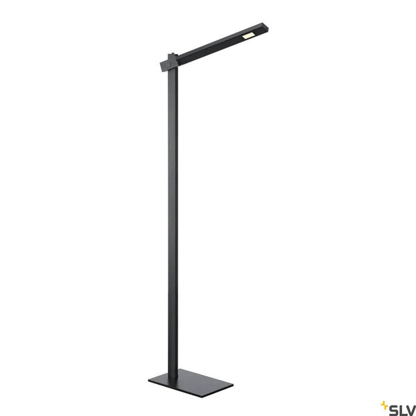 Mecanica Plus FL Büro-Stehlampe 2700-6500K Schwarz in elegantem Schwarz, ideal für moderne Büros.
