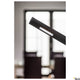 Mecanica Plus FL Büro-Stehlampe 2700-6500K Schwarz im minimalistischen Design, ideal für den Arbeitsplatz.