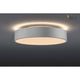 Medo 40 Corona LED Aufbauleuchte Dali Silbergrau mit eleganter Formgebung und coronalen Lichtauslass.