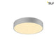 Medo 40 Corona LED Aufbauleuchte Dali Silbergrau mit elegantem Design aus Aluminium und Kunststoff.