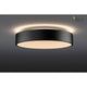 Medo 40 Corona LED Aufbauleuchte Triac Schwarz - elegante Deckenleuchte mit Aluminium und Kunststoff.