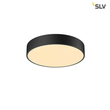 Medo 40 Corona LED surface-mounted light Triac black with modern design and warm light.