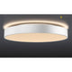 Medo 60 Corona LED Aufbauleuchte Dali Silbergrau – elegante Deckenleuchte in silbergrau mit angenehmem Licht.