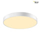 Medo 60 Corona LED Aufbauleuchte Dali Silbergrau mit elegantem, runden Design in silberfarbenem Aluminium.