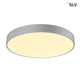Medo 60 Corona LED Aufbauleuchte Triac Silbergrau mit modernem Design und koronalem Lichtauslass.