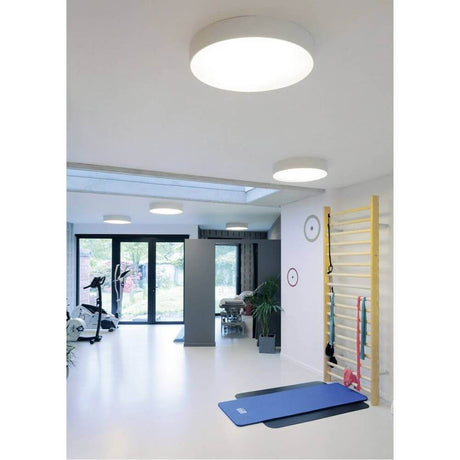 MEDO 60 LED sufit LED Srebrny szary