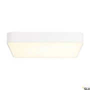 Medo 60 Square Dali White 3000K ceiling lamp in a modern design with warm light.