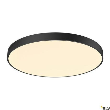 Medo 90 Dali LED Deckenlampe Schwarz mit praktischem Schalter und wechselbarem Licht von 3000K und 4000K.