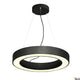 Moderne Medo Ring 60 Pendelleuchte in Schwarz mit warmem 3000K Licht für stilvolle Innenräume.