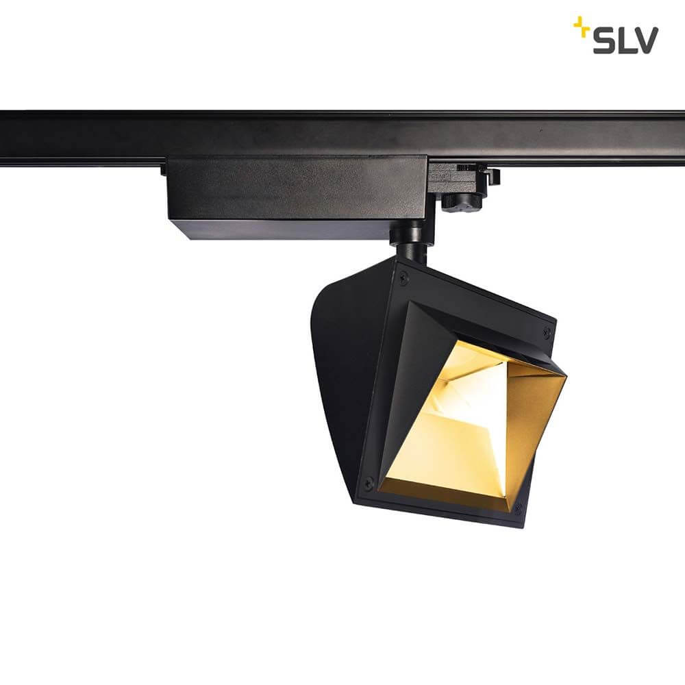 Merado Flood LED Schwarz 4000K inkl. 3P.-Adapter als Wandfluter mit modernem LED Design.