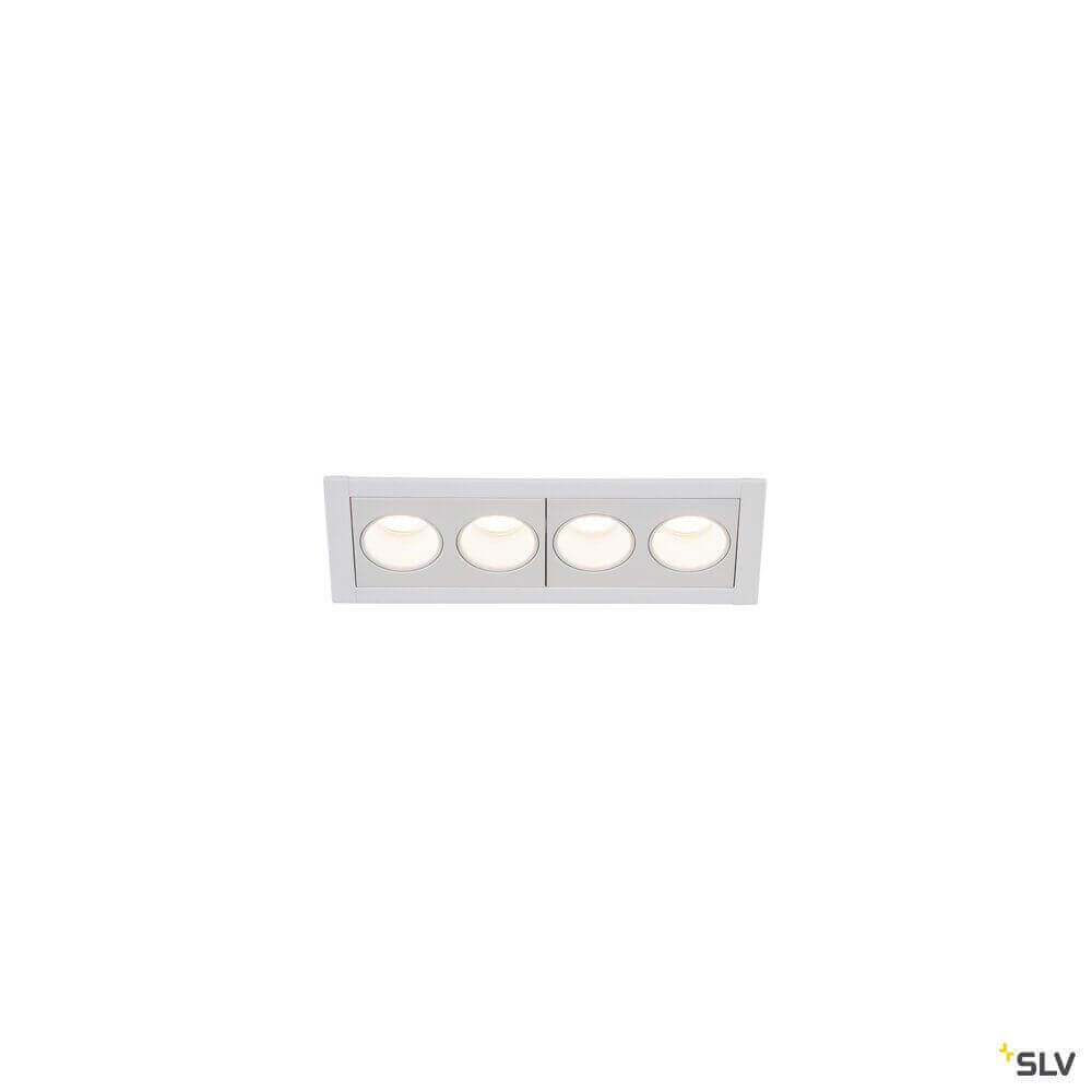 Milandos LED Deckeneinbauleuchte mit drei hochwertigen Leuchten in modernem Design, ideal für stilvolle Räume.
