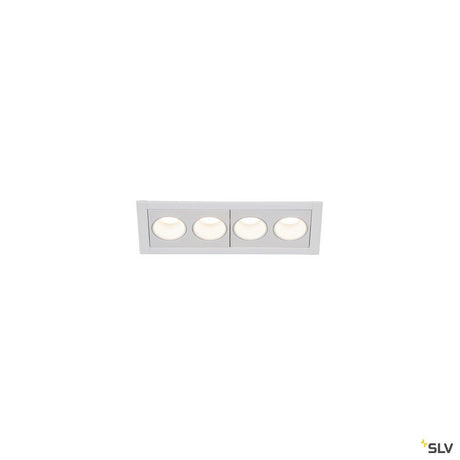 Milandos LED Deckeneinbauleuchte mit drei Lichtern für hochwertige, blendfreie Beleuchtung in modernem Design.