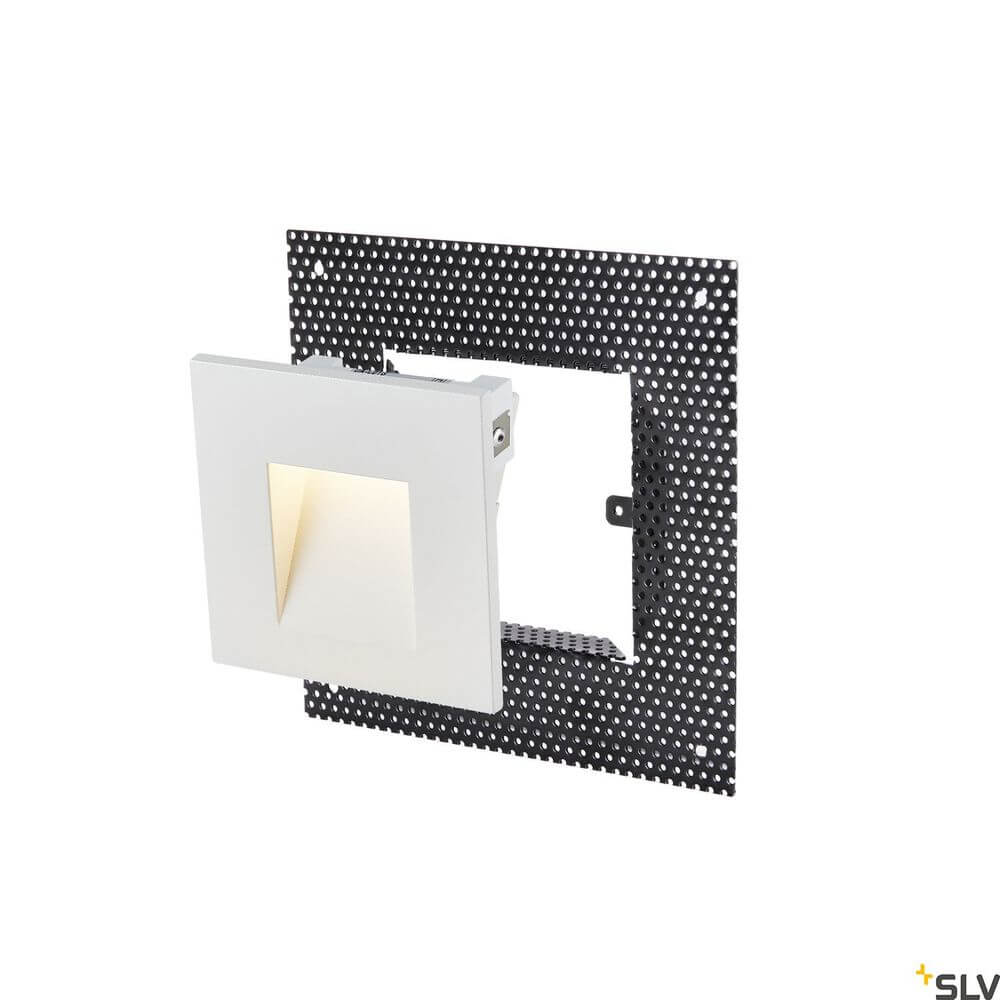 Mobala Einbaurahmen mit quadratischer Lichtöffnung und Montageplatte.