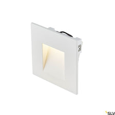 Mobala Einbau-Wandlampe 3000K Weiß aus weißem Aluminium mit quadratischer Bauform und indirektem LED-Licht