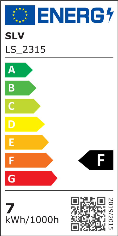 Antracite angular de LED de Nautilus Square LED 6W 3000K