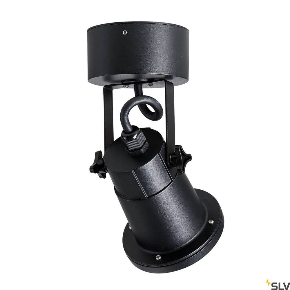 Nautilus Außenstrahler QPAR51 Schwarz im modernen Design für Außenbeleuchtung.
