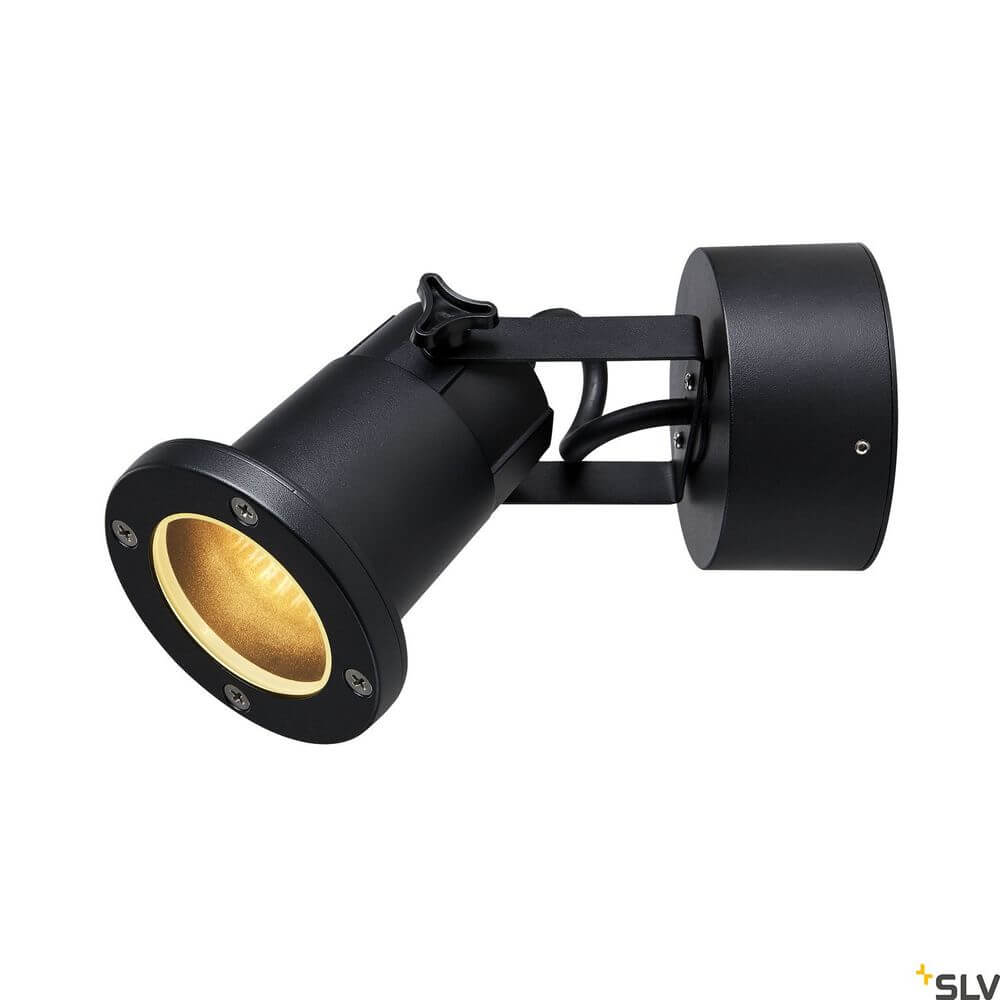 Nautilus Außenstrahler QPAR51 Schwarz - eleganter, zeitgemäßer Außenstrahler für stilvolle Beleuchtung.