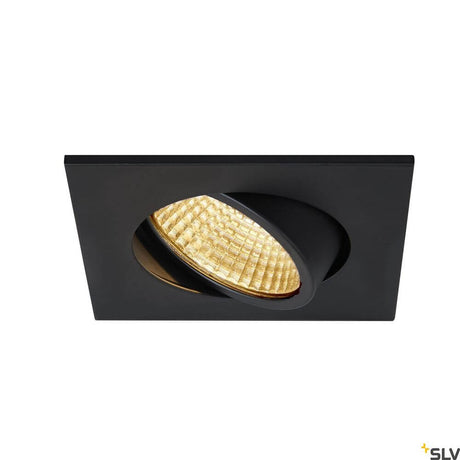 New Tria 68 I Cs Ceiling Light Black Square 2700K on a black background.
