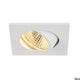 New Tria 68 I Cs Deckenleuchte Weiß Eckig 2700K mit goldener Innenreflektor