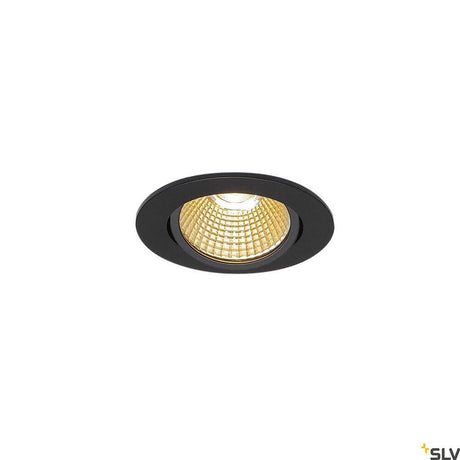 New Tria LED Deckeneinbauleuchte 2700K in schwarzem Design für akzentuierte Beleuchtung.