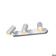 Noblo III 2700K Grau modernes Deckenlicht mit drei Spotlights in Grau