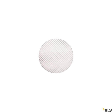 Numinos Diffuser Ellipse, round diffuser with a grooved structure for custom lighting design.