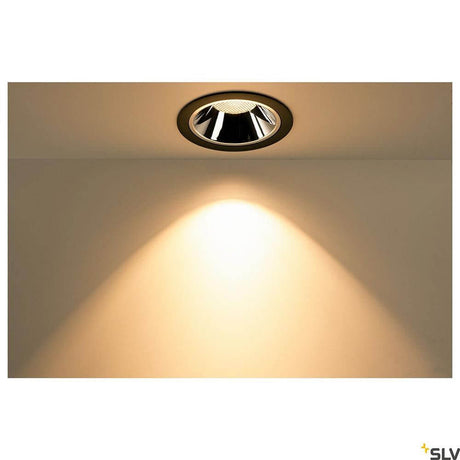 Numinos diffuser honeycomb as a modern downlight with a targeted beam of light