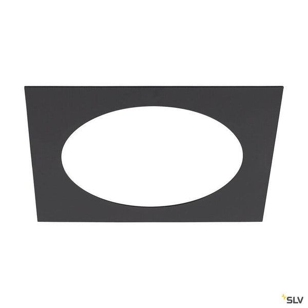 Numinos XL Einbaurahmen schwarz eckig für Deckeneinbausystem, Hohldecken 3-30 mm