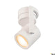 Oculus LED Wand- & Deckenaufbauleuchte Dim-To-Warm mit scharf konturiertem Lichteffekt in Weiß.