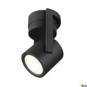 Oculus LED Wand- & Deckenaufbauleuchte Dim-To-Warm in Schwarz, moderne Akzentleuchte mit warmem Licht